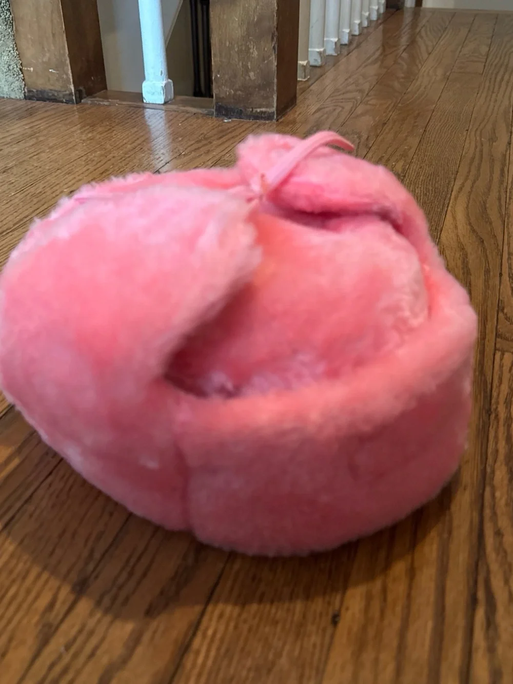 Original Ushanka Pink Faux Fur Hat by LilPeep